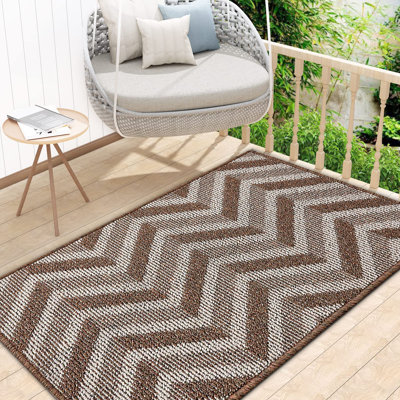 Dunaville Non-Slip Geometric Doormat