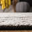 Natura Hand Woven Viscose/Wool Geometric Rug in Gray/Black-5736808