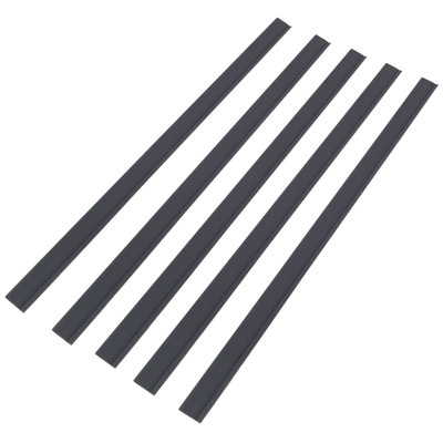 Madeline Symple Stuff Black Plastic Line Post and End Post