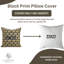 Housse de coussin Artisan Block Print Boho Style-107282464-107282466-107282487