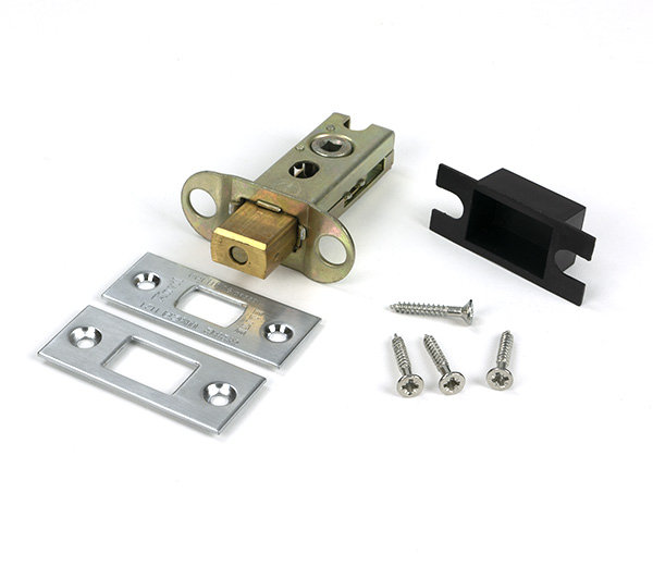 Aged Brass 2½" Heavy Duty Tubular Deadbolt, Satin Chrome