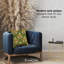 Housse de coussin floral en polyester