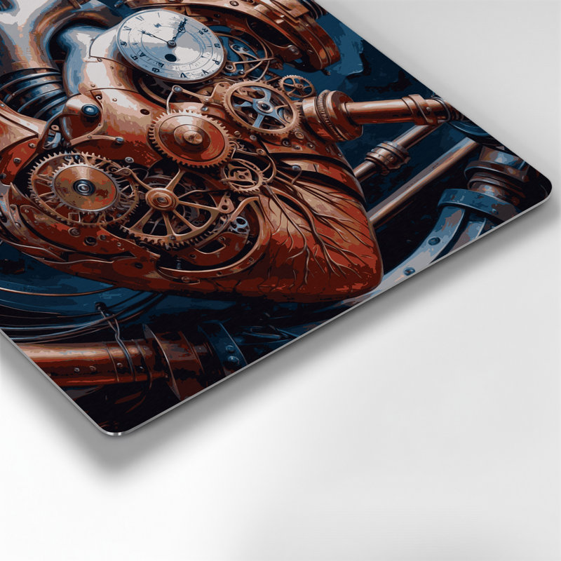 Art mural en métal Sci Fi, H 144 po x l 144 po x P 0,05 po