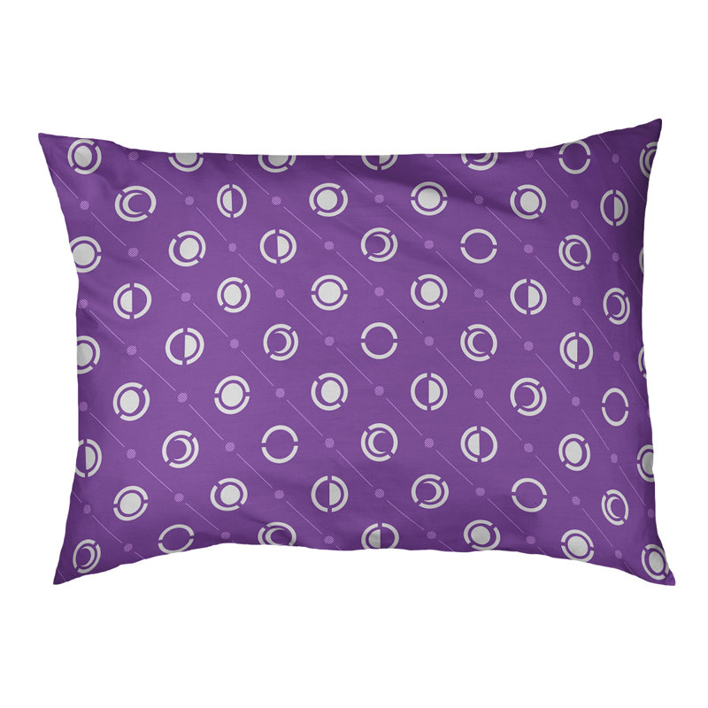 Coussin d’extérieur pour chien moon phases Chenault, Petit (l 28 po x P 6 po x H 18 po), Noir
