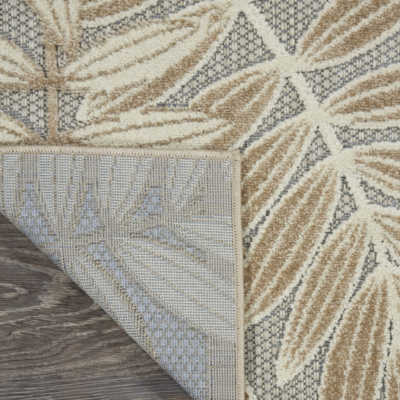 Tapis à motif floral moderne et naturel Newton, Tapis de couloir 2 pi 3 po x 8 pi
