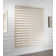 Solid Plain Zebra Blinds Window Dual Layer Roller Shades, Corded Horizontal Blind