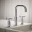 Kohler Purist® Widespread Bathroom Faucet with Pop-Up Drain Assembly, 3-Hole High Arc Cross Handle Bathroom Sink Faucet, 1.2 gpm-32738684