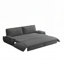 Canapé-lit convertible 3 en 1, causeuse multifonctionnelle en velours côtelé avec support confortable et conception compacte-121049195