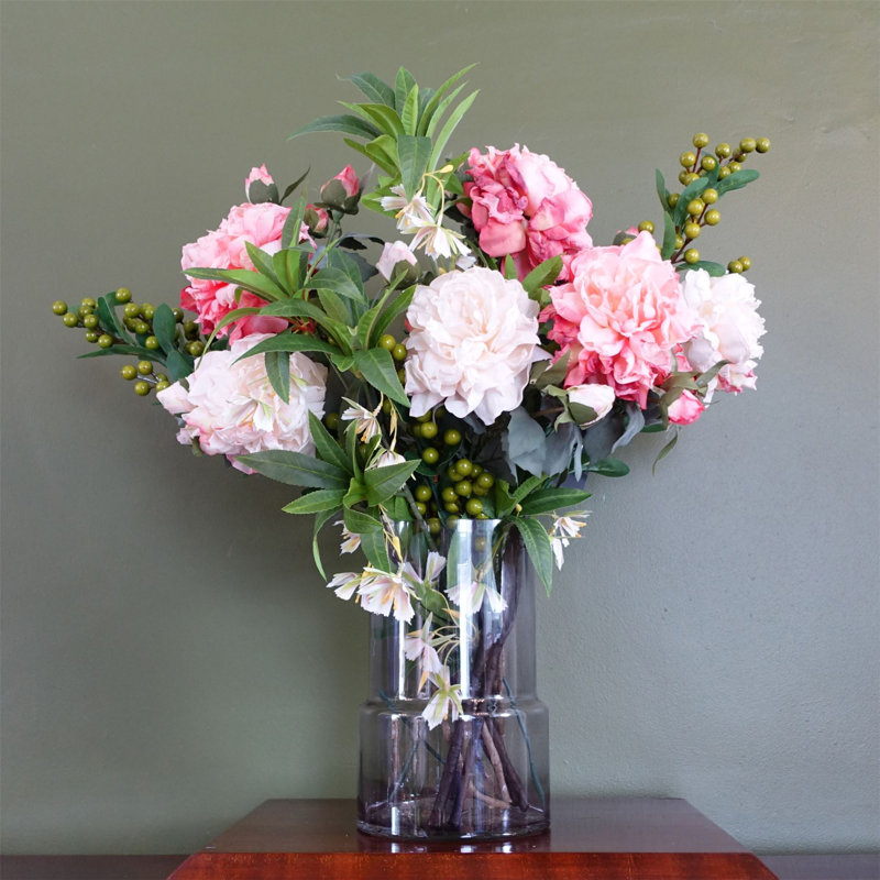 Silk Artificial Arrangement in Vase
