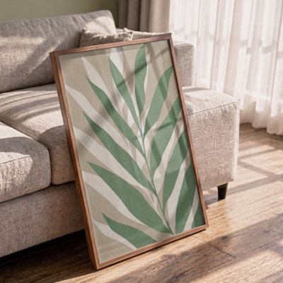Soft Palm Leaves Print by Other Artist