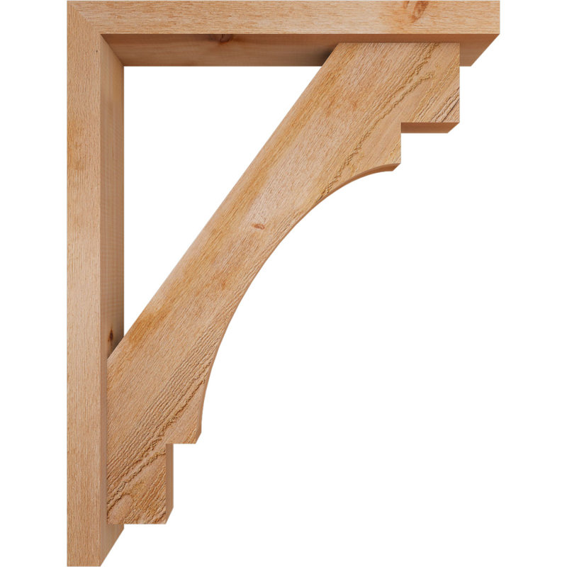 Support Merced Block avec support décalé, 34 x 26, Cèdre rouge occidental de l 4 po (scié brut)
