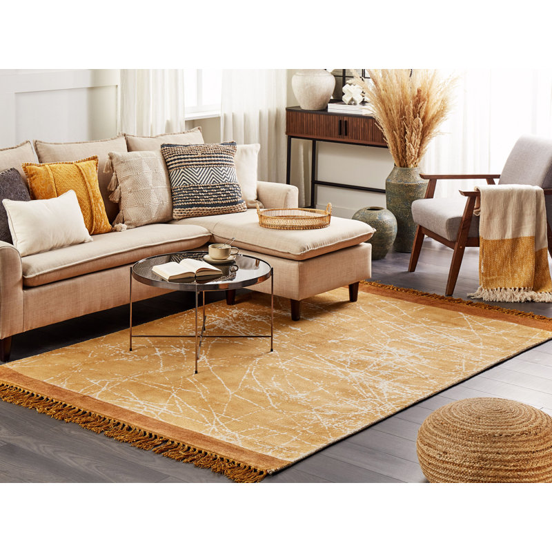 Alhan Viscose Hand Woven Area Rug, Rectangle 160 x 230cm