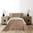Rustic Polyester Geometric Shapes Coverlet-41886805