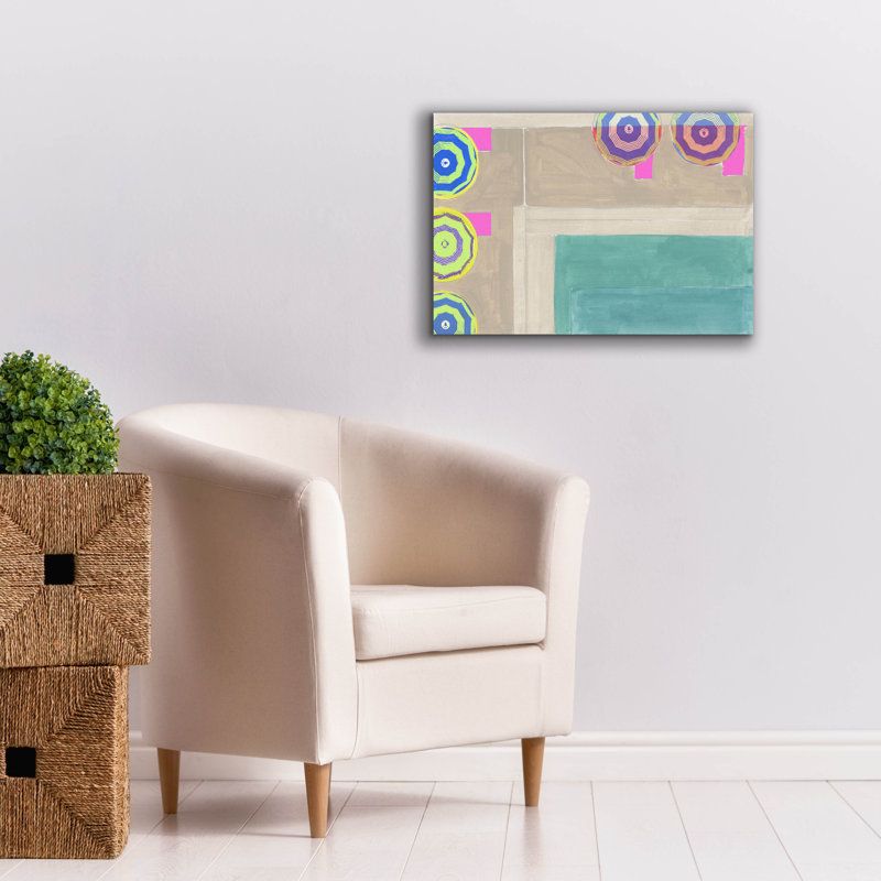  «By The Pool 3» par Cartissi, art mural sur toile, 26 po x 18 po