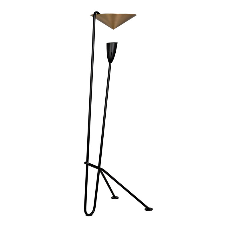 Jetset 71'' Matte Black Tripod Floor Lamp