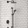 Hansgrohe Locarno Transitional 2-Handle 7-Inch Wide , Temperature Memory, Thermostatic Valve Trim Only, With Diverter In Chrome, 04820000