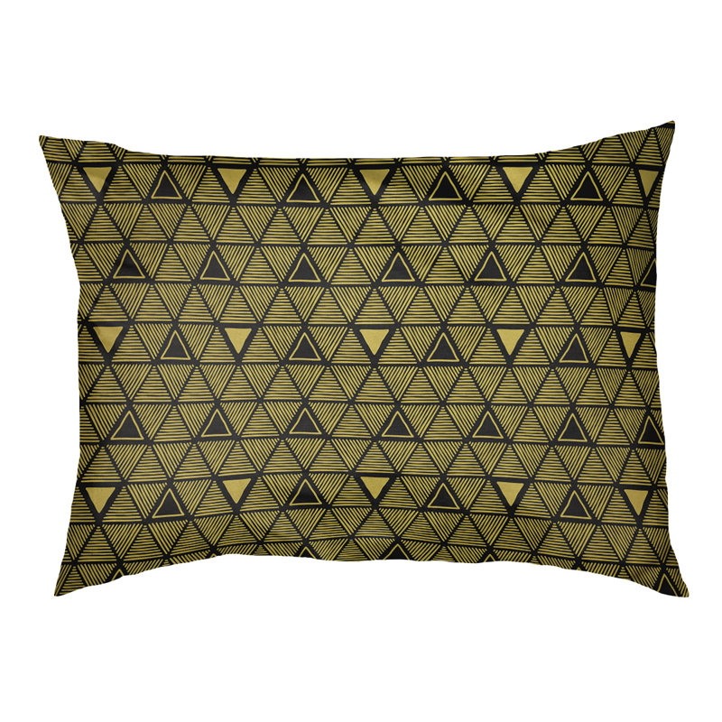 Coussin pour chien Chen, Petit (l 28 po x P 6 po x H 18 po), Rose/gris
