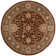 Dunbar Hand Tufted Wool/Cotton/Latex Oriental Rug in Chocolate/Blue