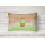 Coussin lombaire en aquarelle cactus