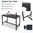 Counter Height 36.97'' Iron Bar Table-166947702-149996577