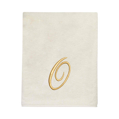 Serviette de bain Winston Porter Zakaryan, lettre O