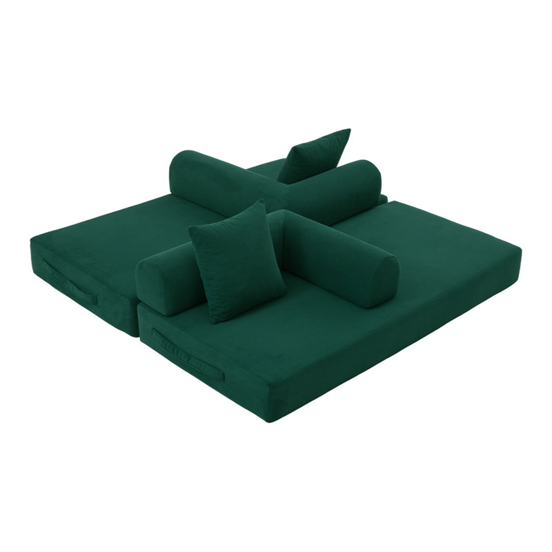 Canapé pliable et compressible, doté d'une structure en métal robuste, il vous permet de créer librement un espace de loisirs personnalisé. Une combinaison de métal moderne et de tissu pour les petits espaces