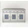 DeGrailly 53.15'' Mirrored Glass Sideboard with 3 Drawers 3 Doors