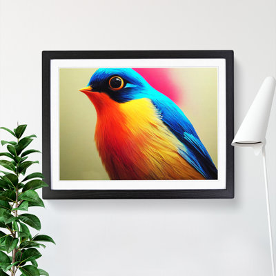 Seductive Robin Bird - Single Picture Frame Print