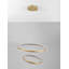 2 - Light Gold LED Crystal Pendant