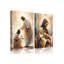 2 Piece Wrapped Canvas Wall Art