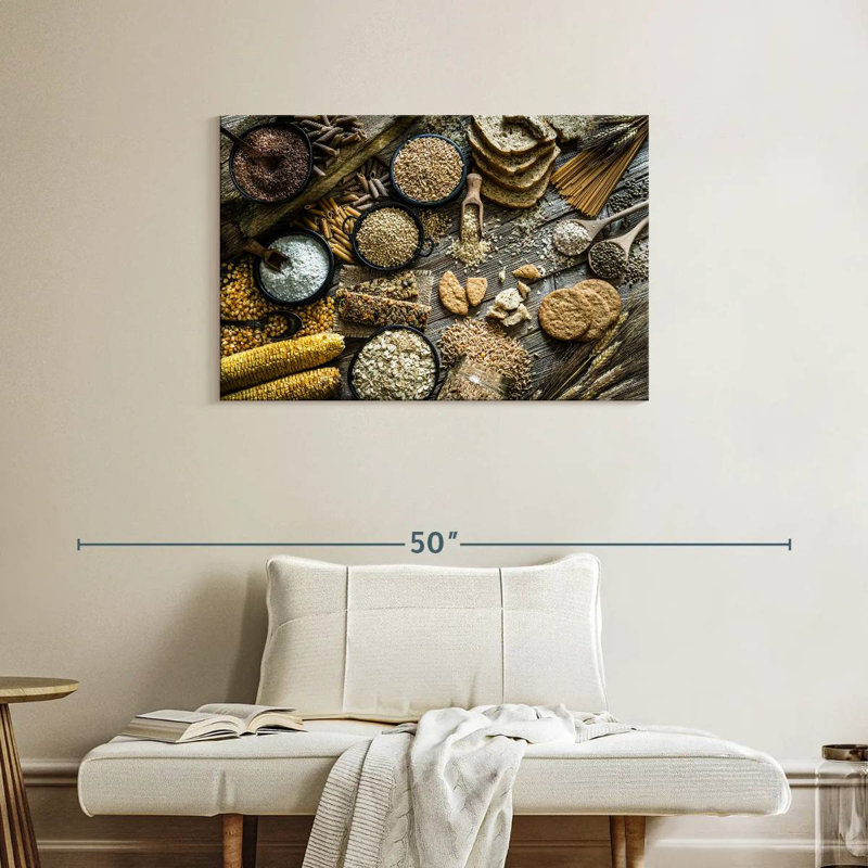 Rustic grains entiers, H 24 po x l 36 po
