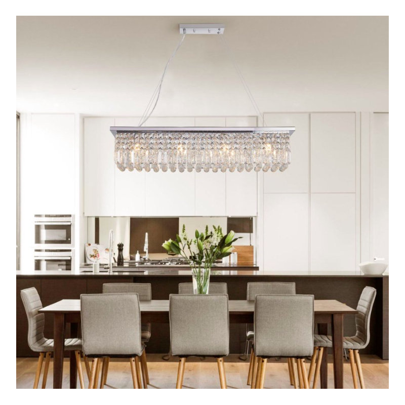 1 - Light Chandelier, Chrome
