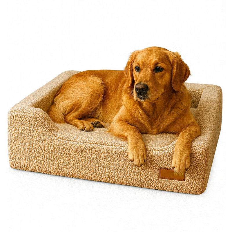 Lit pour animal de compagnie, Crème, L 6,69 po x l 30,71 po