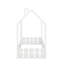 Lit simple en bois avec clôture, pour enfants, adolescents