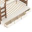 Lit superposé en bois massif avec 4 tiroirs de rangement et garde-robe intégrée-1290285598-1290285597
