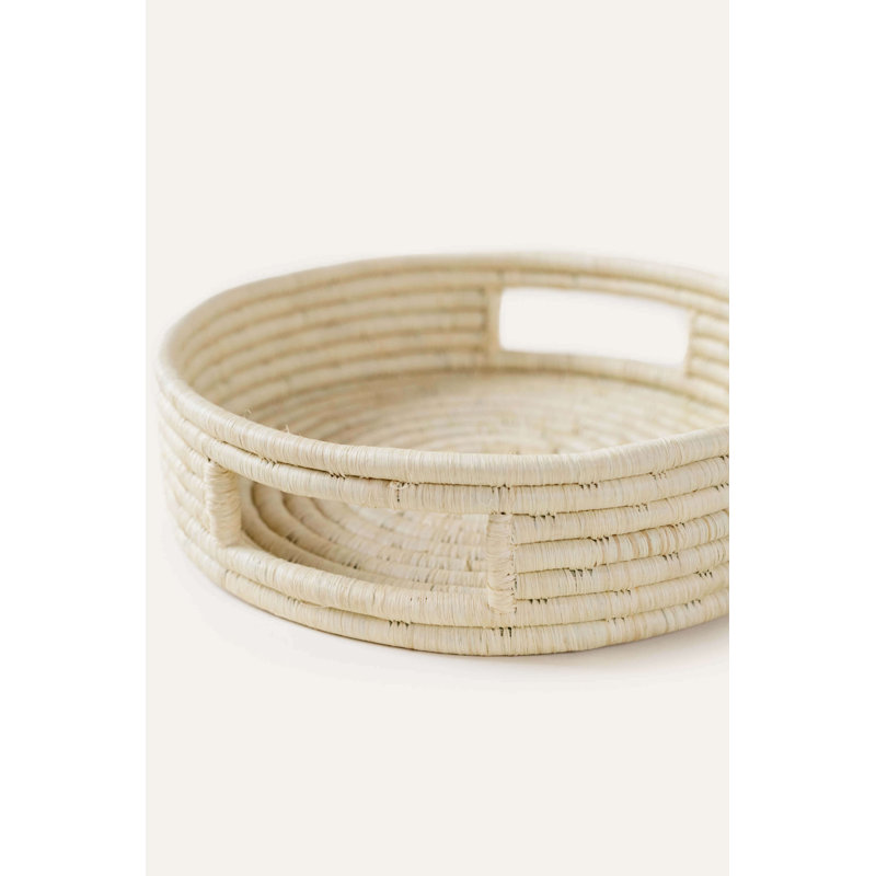 Woven Tray Raffia
