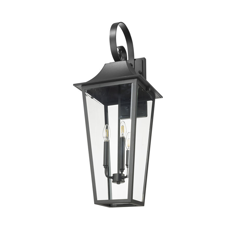 Applique murale d'extérieur 3 lumières Barling, H 33,25 po x l 12 po x P 13 po