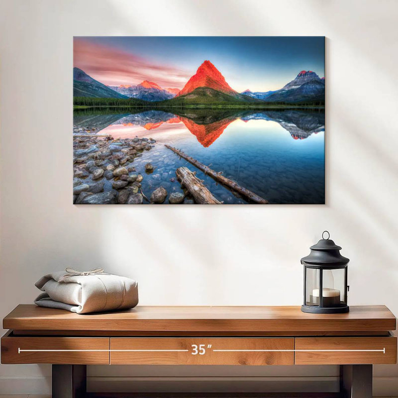 Glacier du parc national Alvord Glow, H 16 po x l 24 po