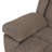Brown Intelligent Single Recliner With Thickened Wear-resistant Fabric 110-115 ° Adjustable Manually