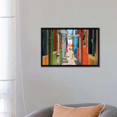 «Burano, Italy», reproduction de photo sur toile