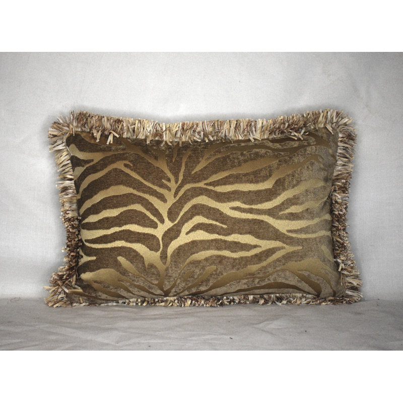 Animal Print Reversible Throw Pillow