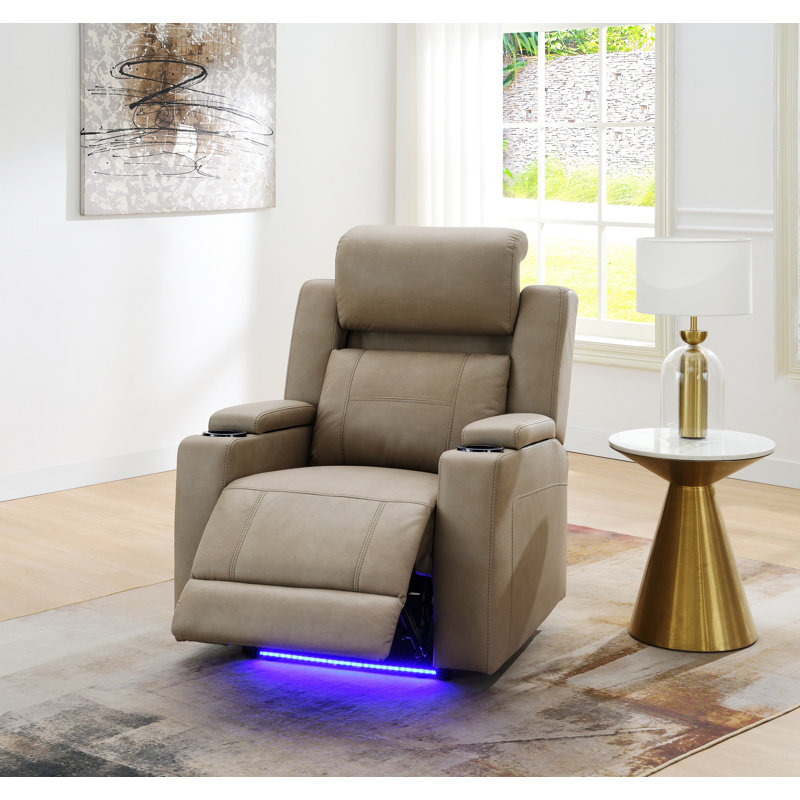 Fauteuil inclinable avec porte-gobelet