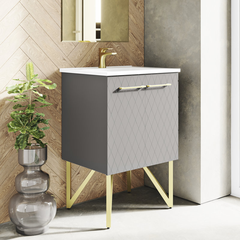 Annecy 24" Bathroom Vanity, Diamond Gray