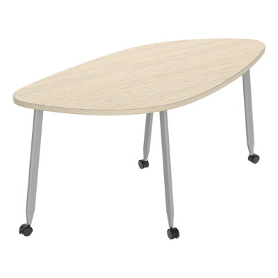 Mobile Rounded Diamond Table – Flexible for Group Collaboration