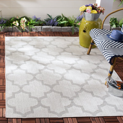 Tapis d'intérieur / extérieur géométrique Murielle Performance