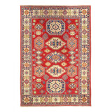 Fine Hand knotted Kazak Rug 5'5'' X 7'8''