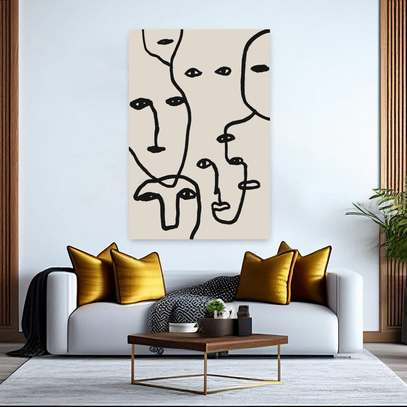 Art contemporain contemporain abstrait, H 60 po x l 40 po