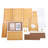 18" Modern Bamboo Brown Kitchen Storage Cabinet With Sliding Doors-495515384