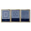 Indigo Tile IV - ensemble de 3 impressions sur toile encadrées-1091233994-1091233993