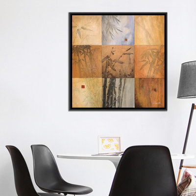 « bambou neuf patch », reproduction d’art sur toile tendue